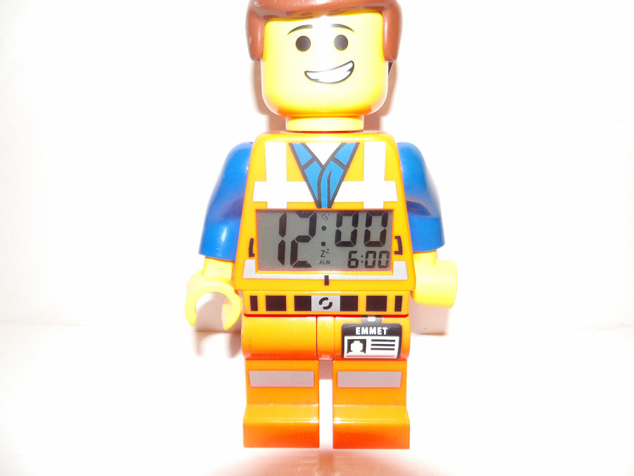 The Lego Movie | EMMET | Alarm Clock | Minifigure Rare & Retired 2014 image 3