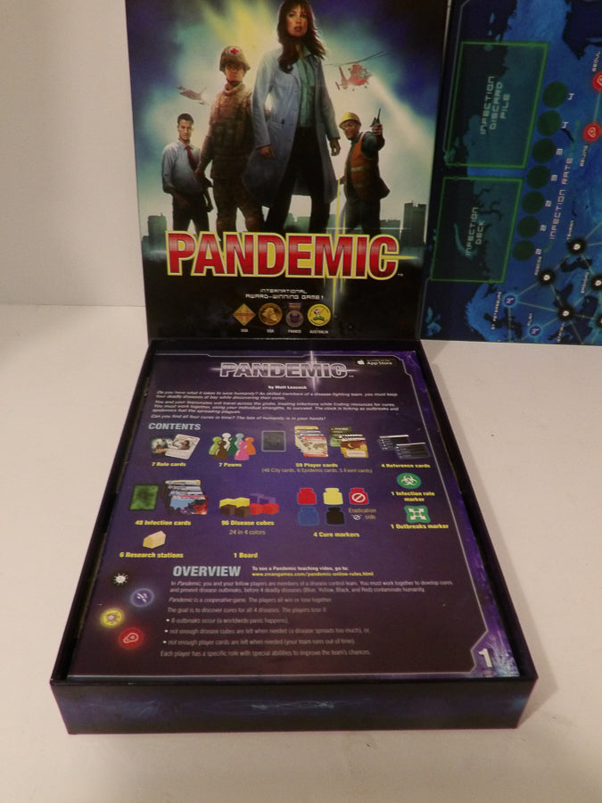 Pandemic 2013 Board Game 2nd Edition With Characters - Great As New Condition image 3