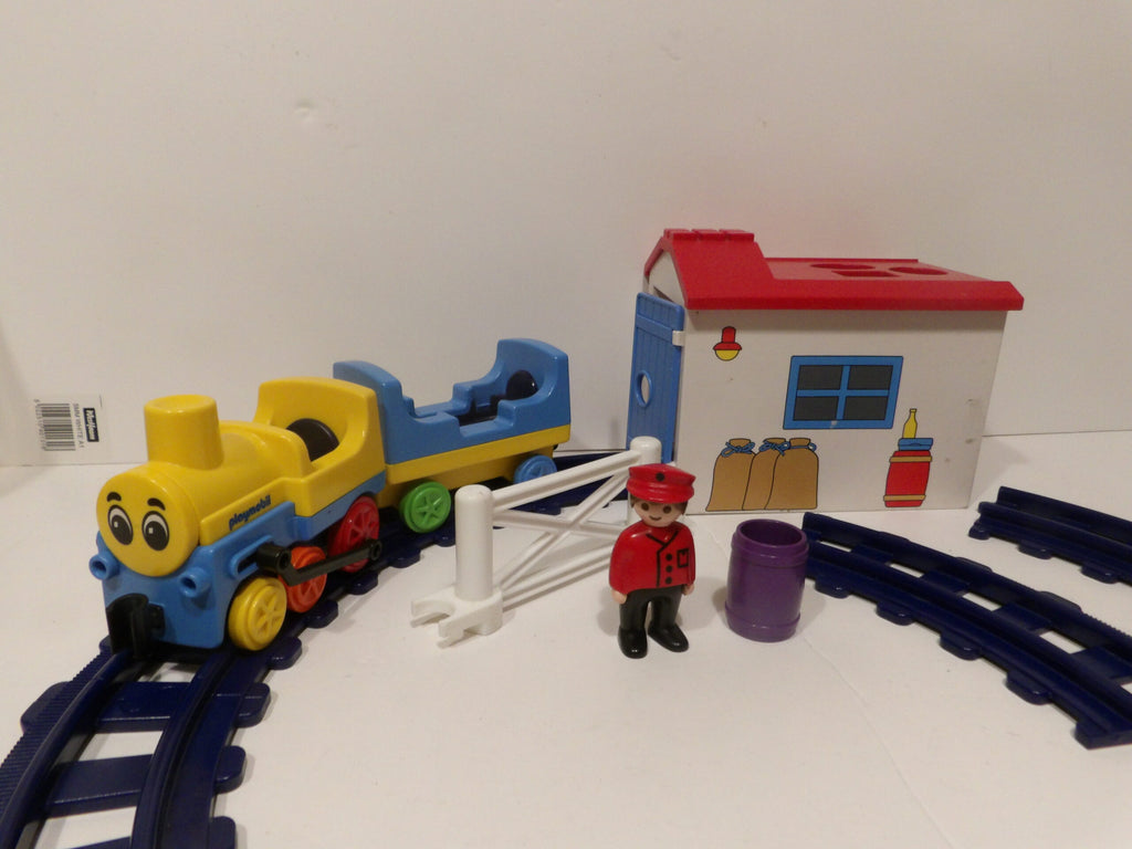 Playmobil Vintage 1990 Train With 2 x Carriages & Track Pieces - Geobra image 4