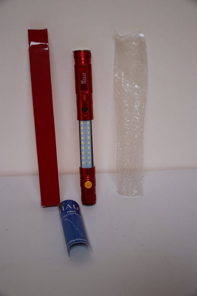 Portable Magnetic Flashlight with Flexible Neck – 175-582mm Extendable LED Light image 0