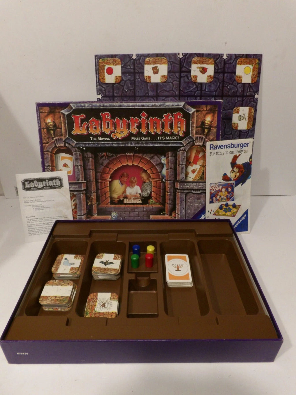 VIntage - Labyrinth Moving Maze Board Game Ravensburger 1992 Complete image 0