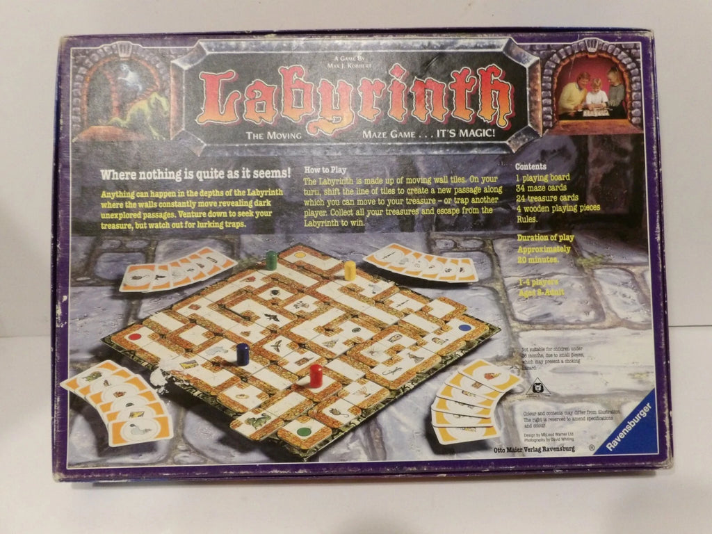 VIntage - Labyrinth Moving Maze Board Game Ravensburger 1992 Complete image 1