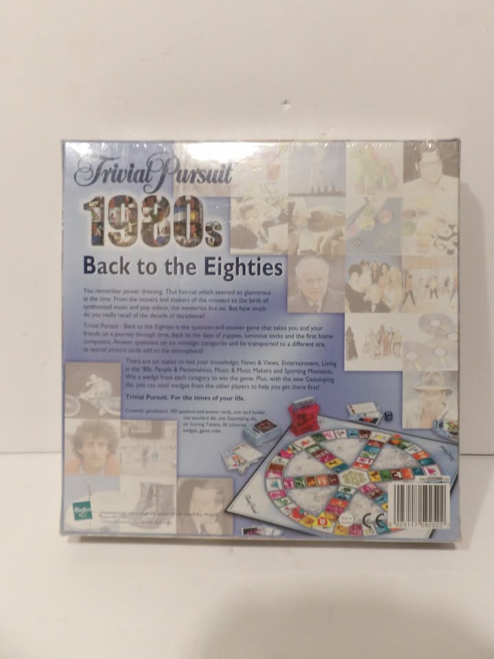 Trivial Pursuit, 1980s, 1800 Questions & Answers, Board Game, Factory Sealed, In Box image 1