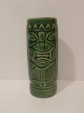 Tiki - Sculptural Cocktail Drinkware - Green Ceramic - Collectable Mug - Unused Condition image 0