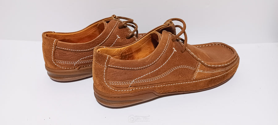Front - Avila - Mens Shoes - Tan - Brand New image 4