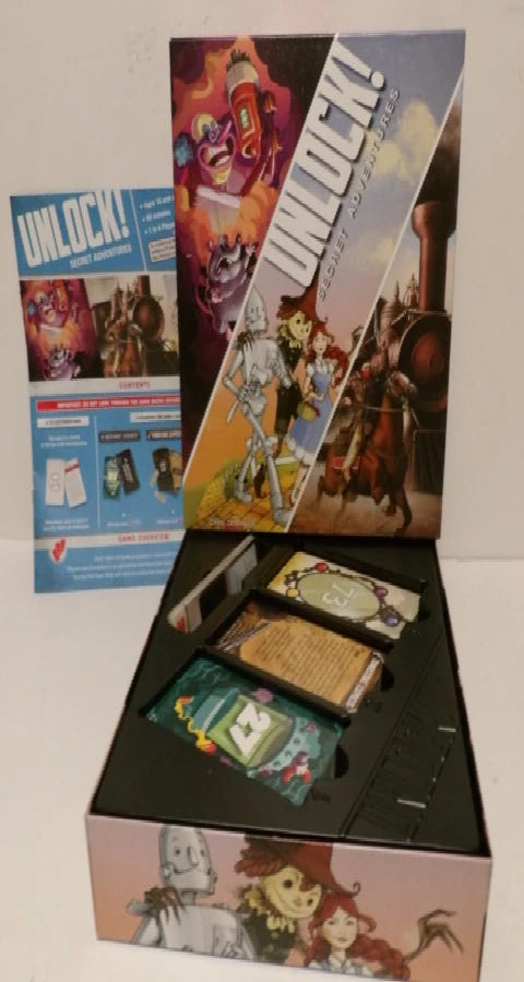 Unlock! - Secret Adventures - 2017 - Card Game - Contents Like New image 3