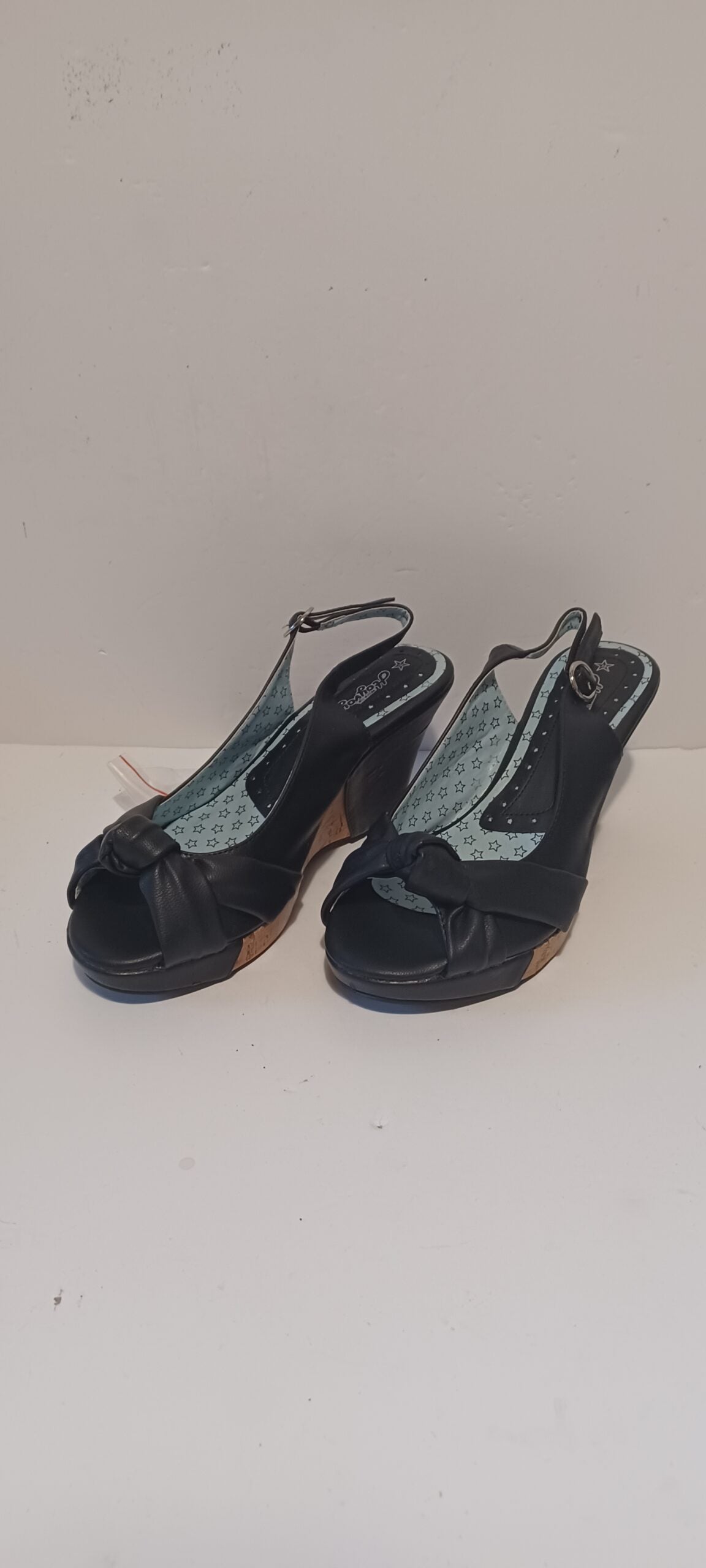 Hoyvoy - Sandalia - Heel Strap - Toeless - Black - Brand New image 2