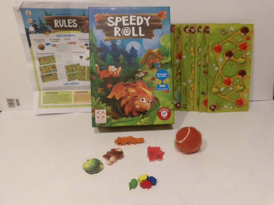 Speedy Roll Board Game - The Hedgehog Rolling Race - Piatnik 2019 - Great Condition image 0