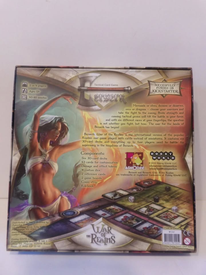 Berserk War of the Realms Board Game 100% Complete Great Unused Condition image 2