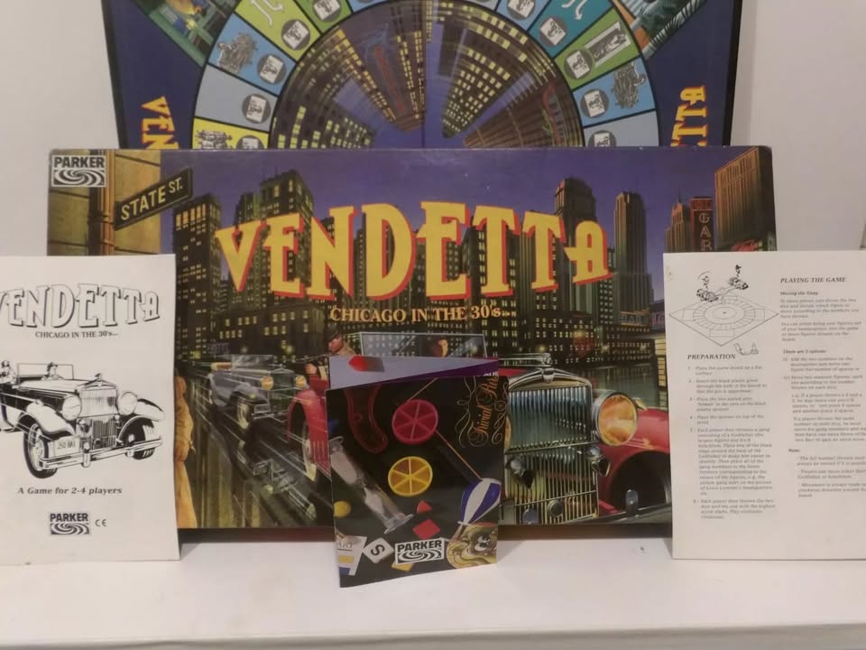 Vintage Parker Vendetta Board Game - Parker - Christmas Family Fun image 0