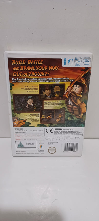 Nintendo Wii | Lego | Indiana Jones | The Original Adventures | 2008 | Almost Unused Condition image 3