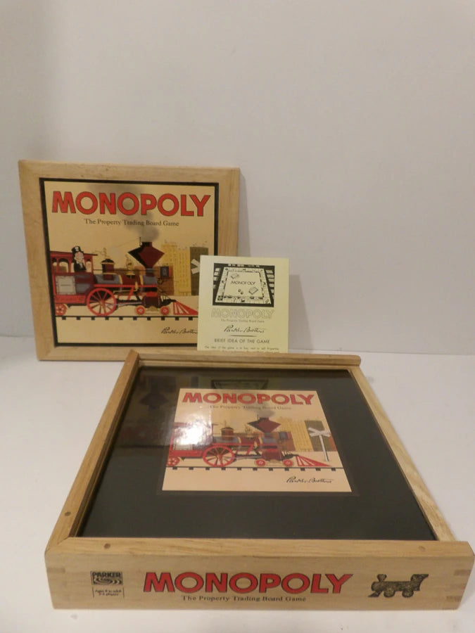 Hasbro - Monopoly - Nostalgia Wooden Edition - Parker Brothers Nostalgic Edition - Great Condition image 2