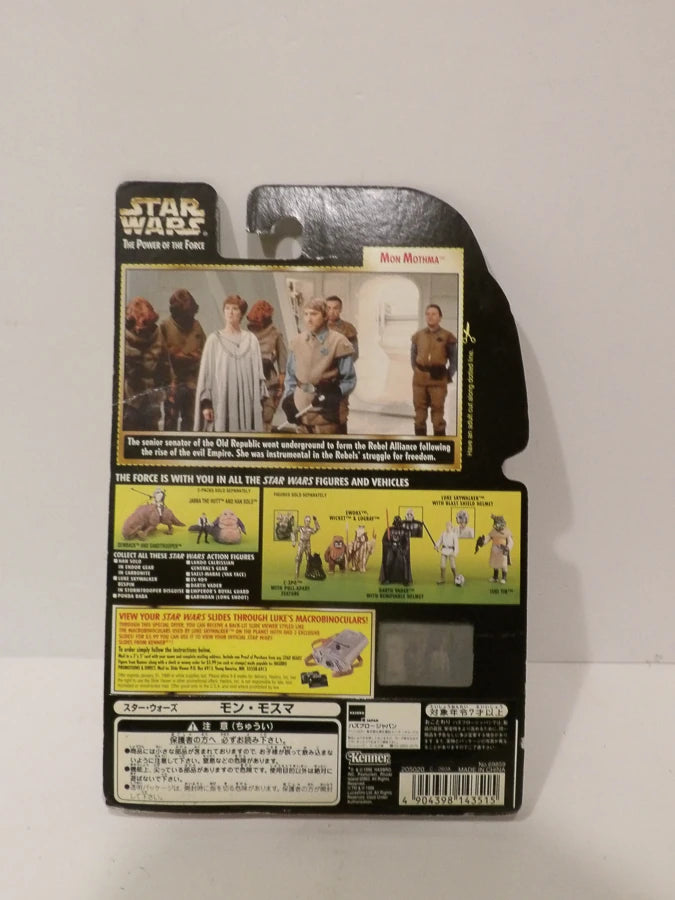 Kenner - Star Wars - The Power of the Force Mon Mothma - 1997 - Freeze Frame SeriesBrand New Sealed image 3