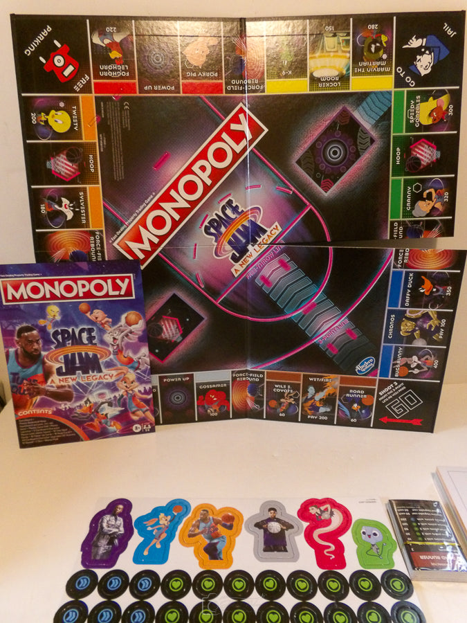 Monopoly - Space Jam - A New Legacy - 2021 - Hasbro - Great Condition image 7