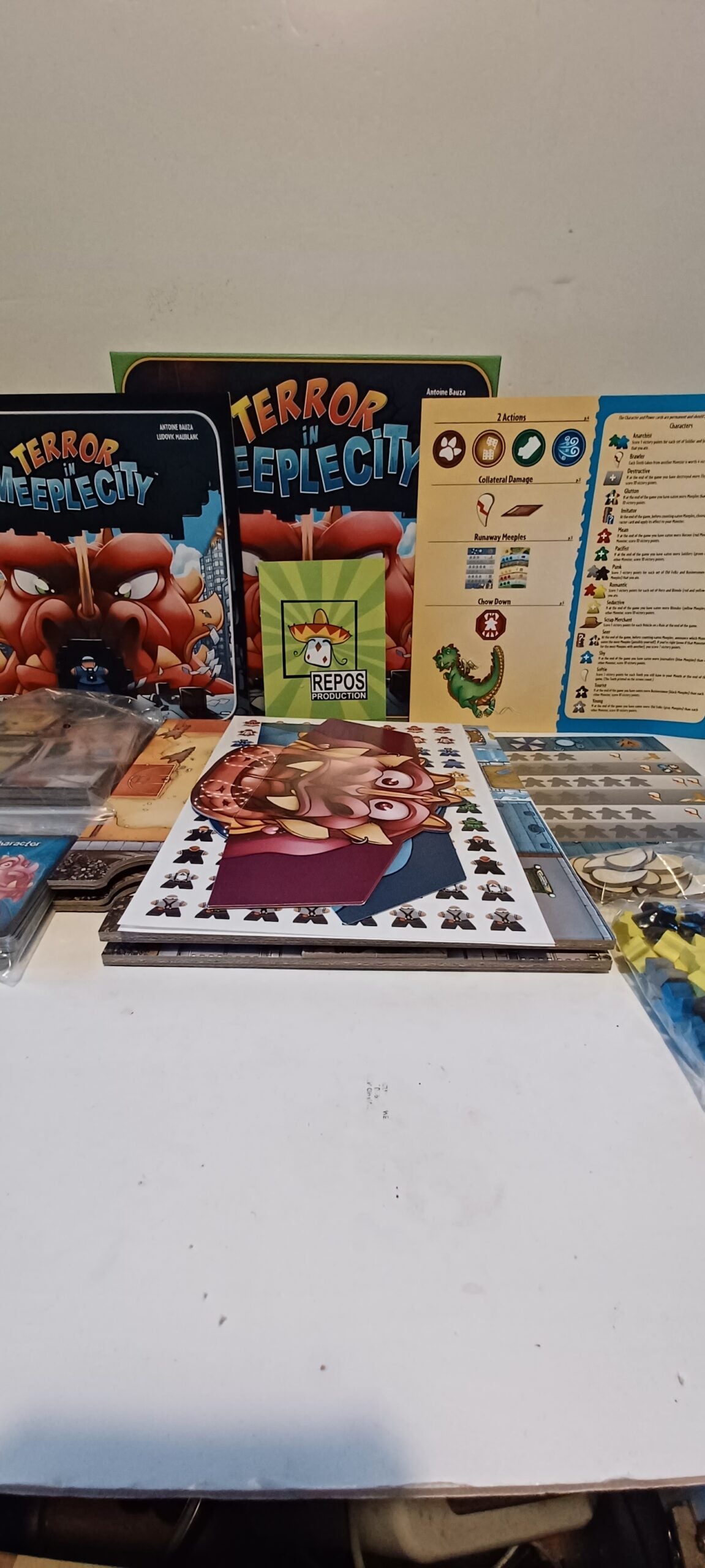 Terror in Meeple City | Board Game | AKA Rampage | Retail Condition | Antoine Bauza | Ludovic Maublanc | Repos Production image 13