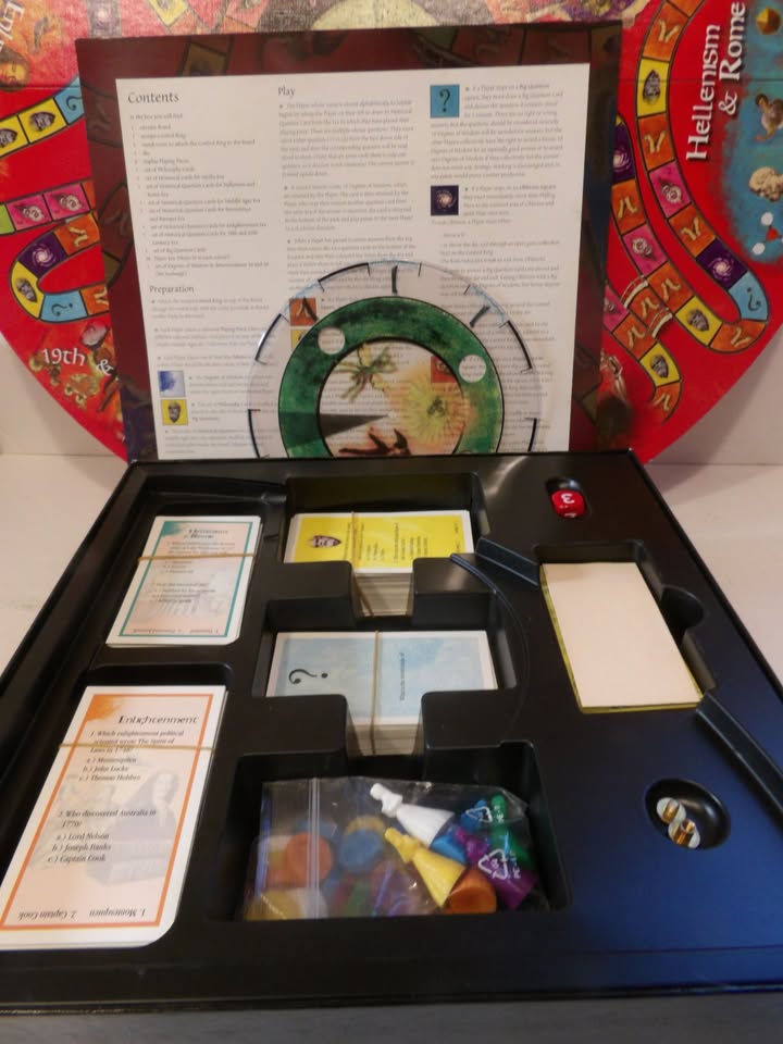 SOPHIE'S WORLD - THE BOARD GAME by Orion - 1998 - Jostein Gaarder - Complete image 6