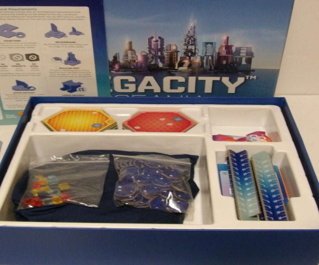 MegaCity -  Oceania -  Build a city on the sea - 2–4 Players - 2019 - Hub Games - Contents Like New image 3