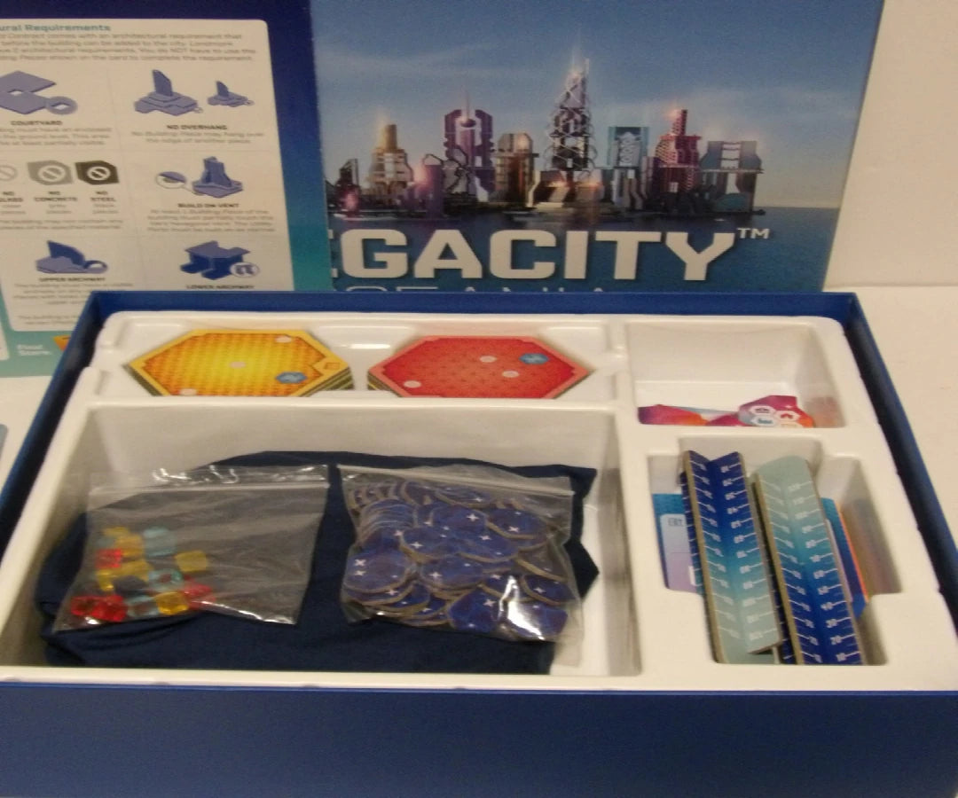 MegaCity -  Oceania -  Build a city on the sea - 2–4 Players - 2019 - Hub Games - Contents Like New image 3
