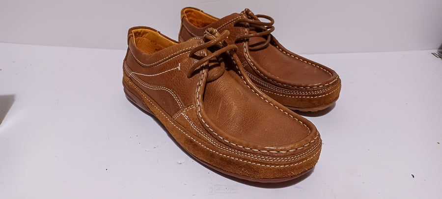 Front - Avila - Mens Shoes - Tan - Brand New - 11/45, Tan image