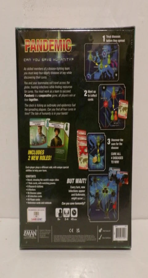 Pandemic - Z-Mann Games - 2008 - Board Game - Brand New Sealed image 1