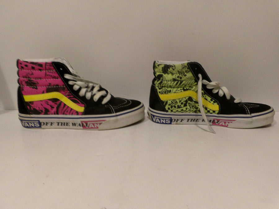 Vans Shoes Sk8 Hi Lady Vans Skate Women's Size 5 - Black Pink Graffiti - image 5