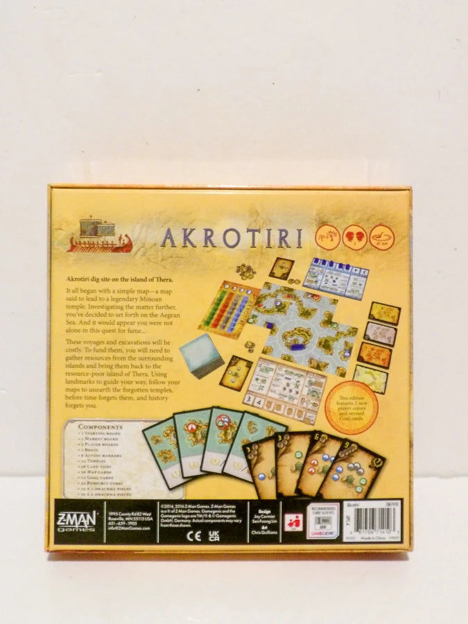 Z-Man Games - Akrotiri - Revised Board Game - Great Condition image 6