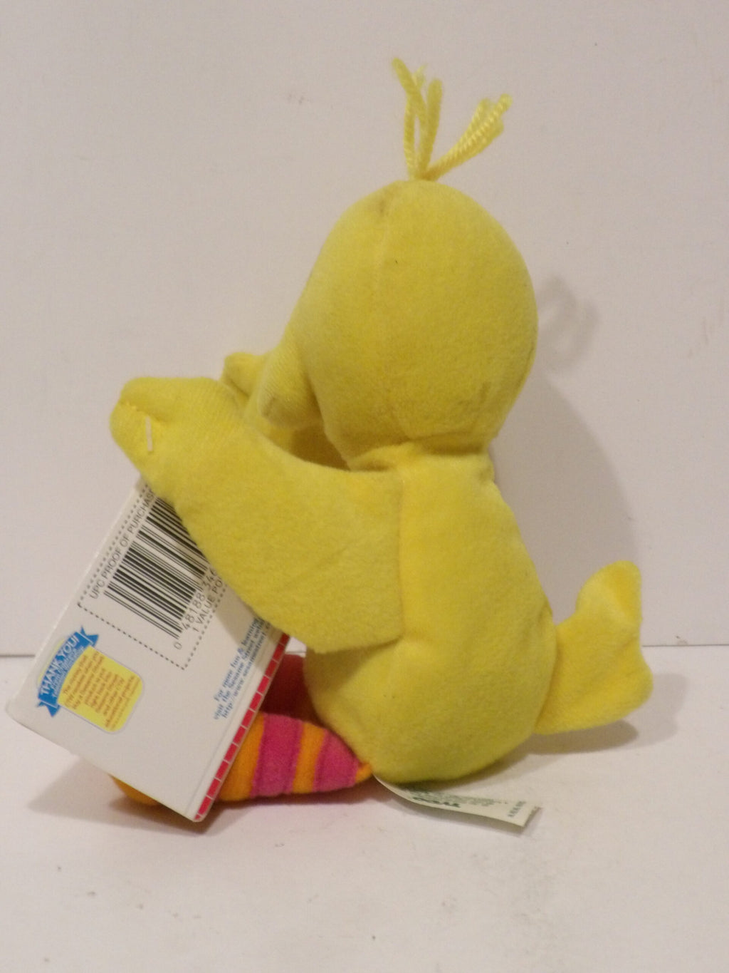 Sesame Street 8” Big Bird Tyco Vintage 1997 Collectible Plush Bean Bag Toy image 1