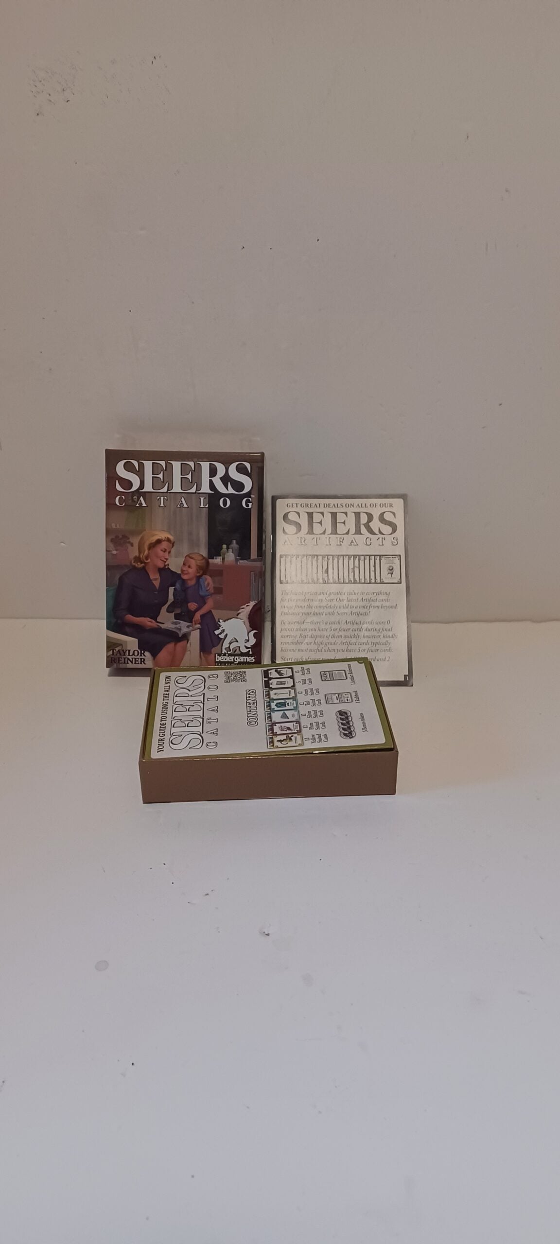 Seers Catalog | Card Game | Taylor Reiner | Retail Condition | Bézier Games image 3