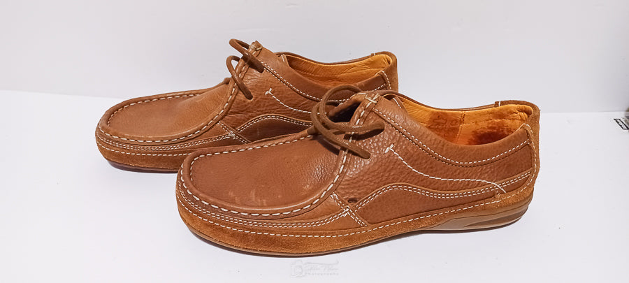 Front - Avila - Mens Shoes - Tan - Brand New image 1
