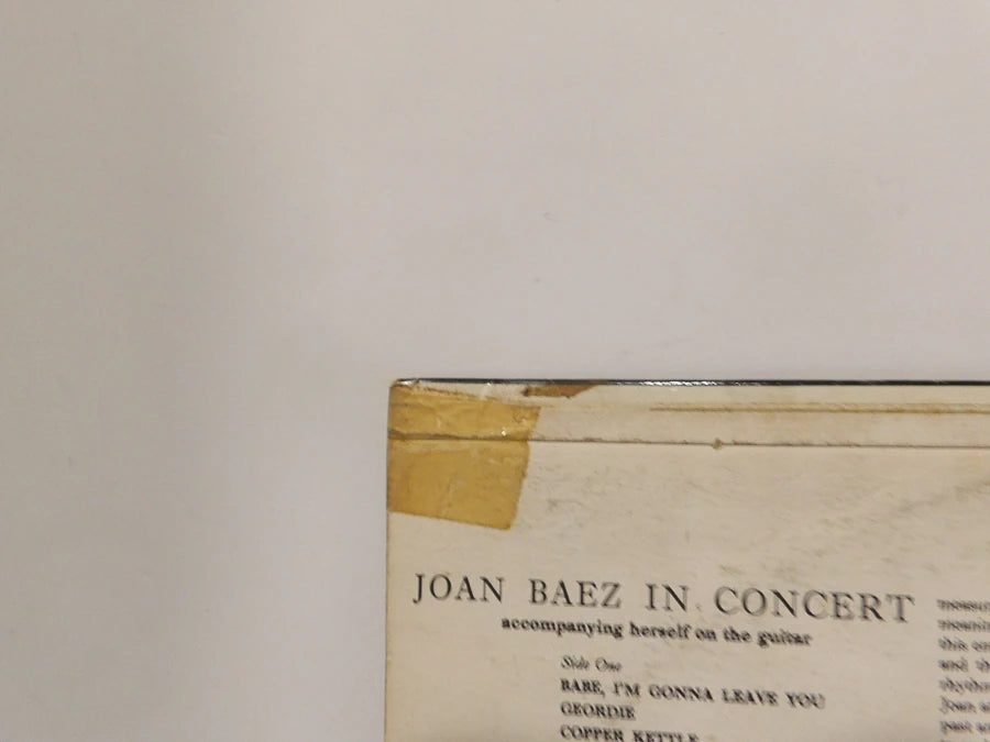 Joan Baez - In Concert - Part 1 - Vinyl - LP - Album - Ace Records - Great Condition image 1
