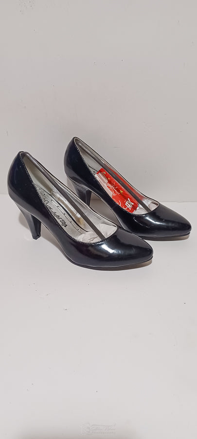 Xti - Zapato - Charol - Black - Heel - Brand New - 5/38, Black image