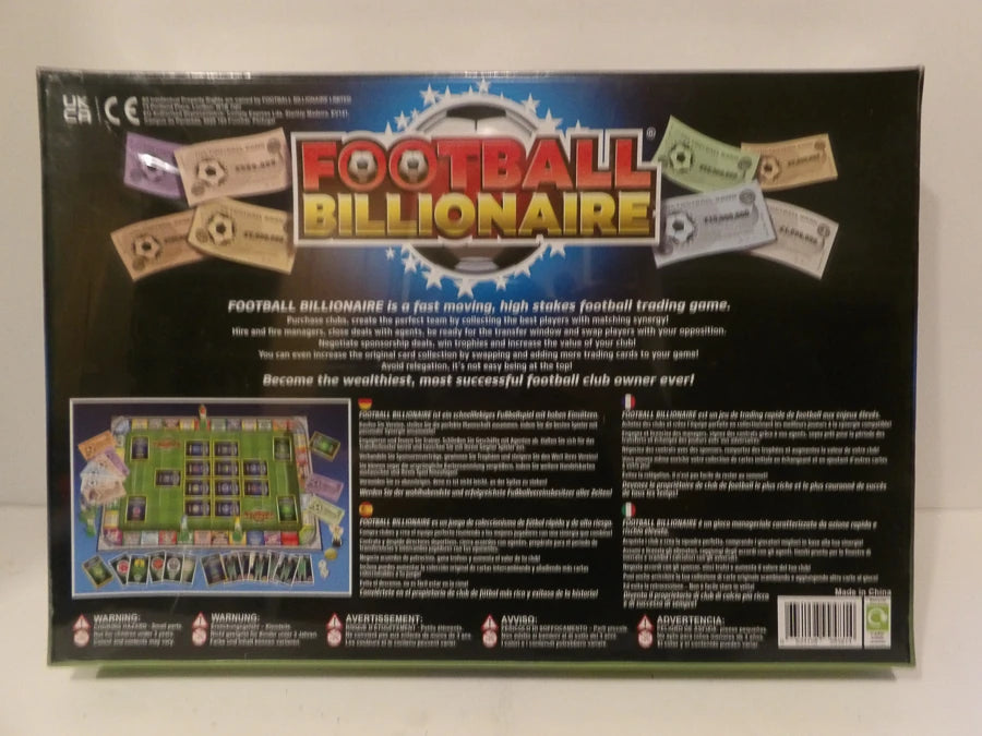 Football Billionaire - 2016 - 2–6 Players - 30–60 Min - Age: 6+ - Brand New Sealed image 1