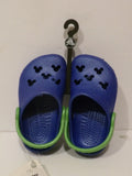 Blue Crocs Kids Disney Mickey Boys Girls Summer Slip On Sandals Clogs - Childrens Size 4-5 image 0