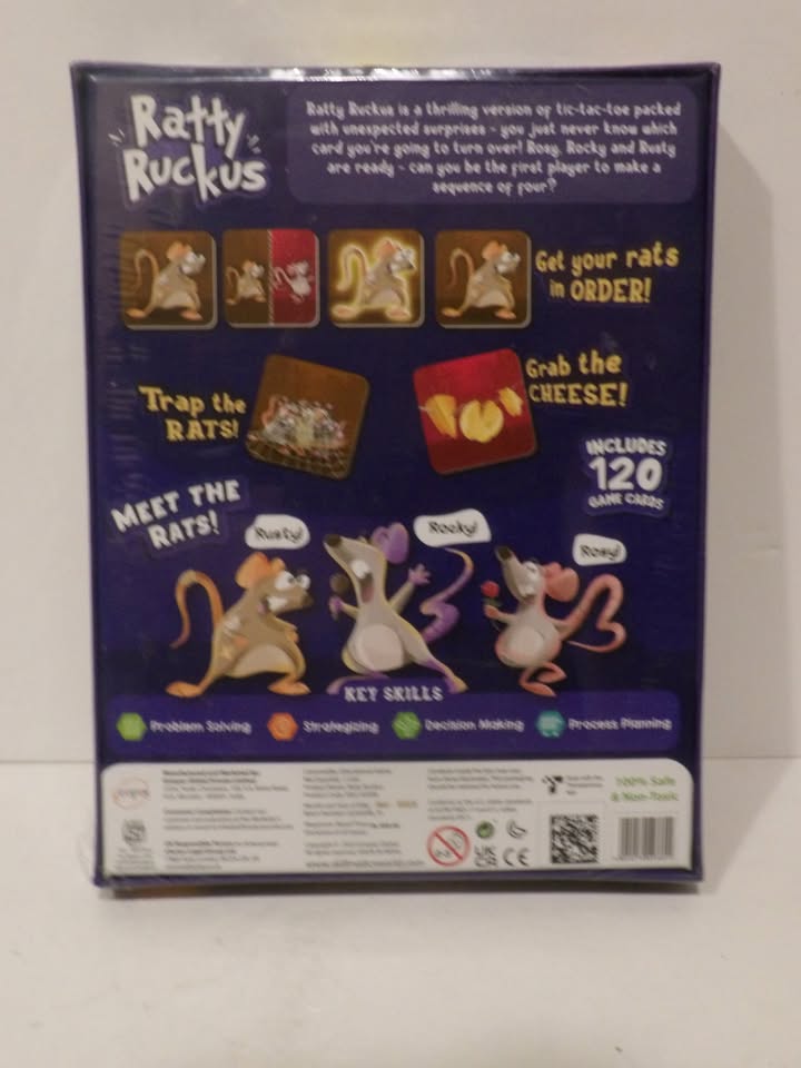 Skillmatics "Ratty Ruckus" - Family Card Game of Chaotic Rats - Brand New - Great Gift! image 1