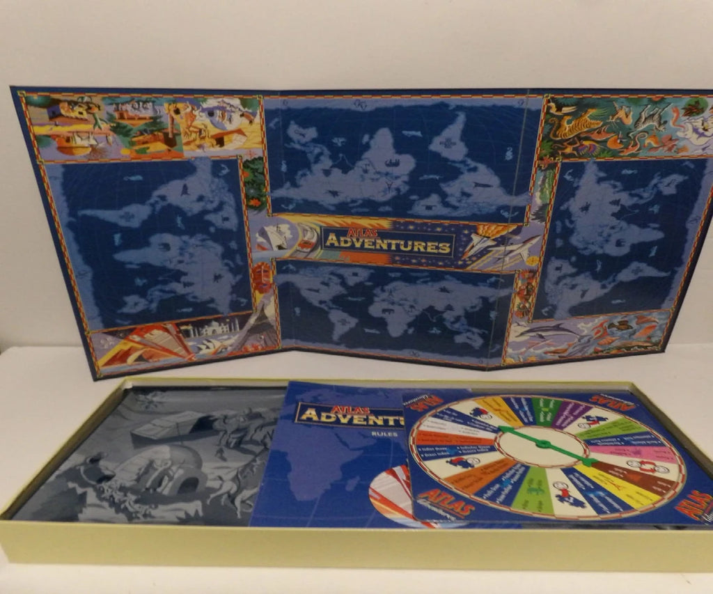 Atlas Adventures - 1996 - The Green Board Game Co - Contents Like New image 2
