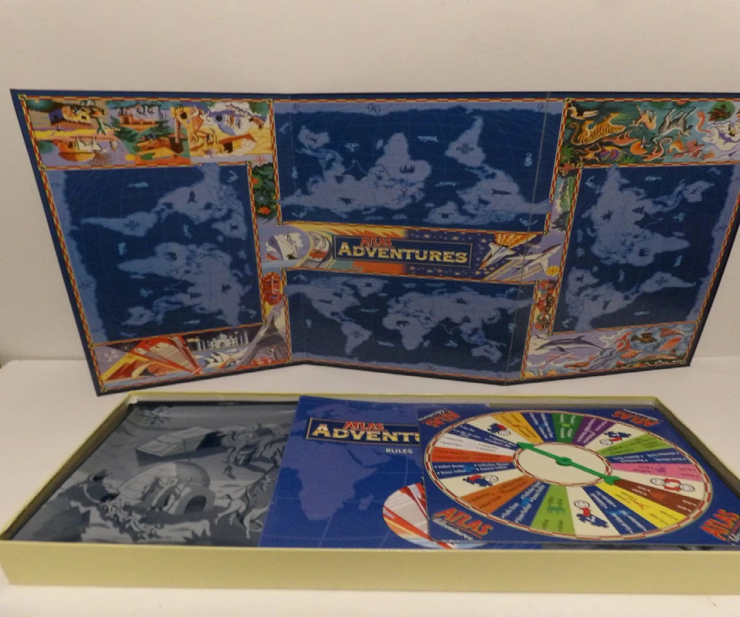 Atlas Adventures - 1996 - The Green Board Game Co - Contents Like New image 2