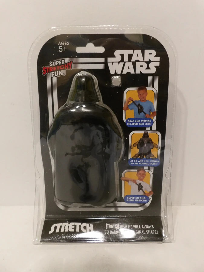 Stretch Mini Star Wars Darth Vader Action Figure - Brand New Sealed image 1