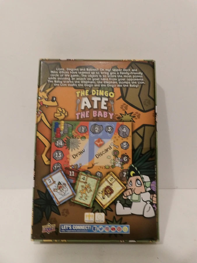 Uk Rare - The Dingo Ate The Baby - Mike Elliot - Upper Deck Games - Unused Condition image 1