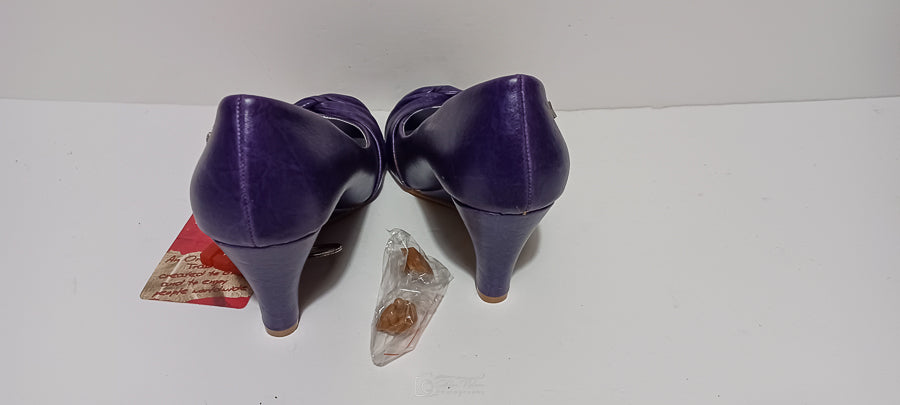 Xti - Zapato - Ladies Heel - Violet - Brand New image 4