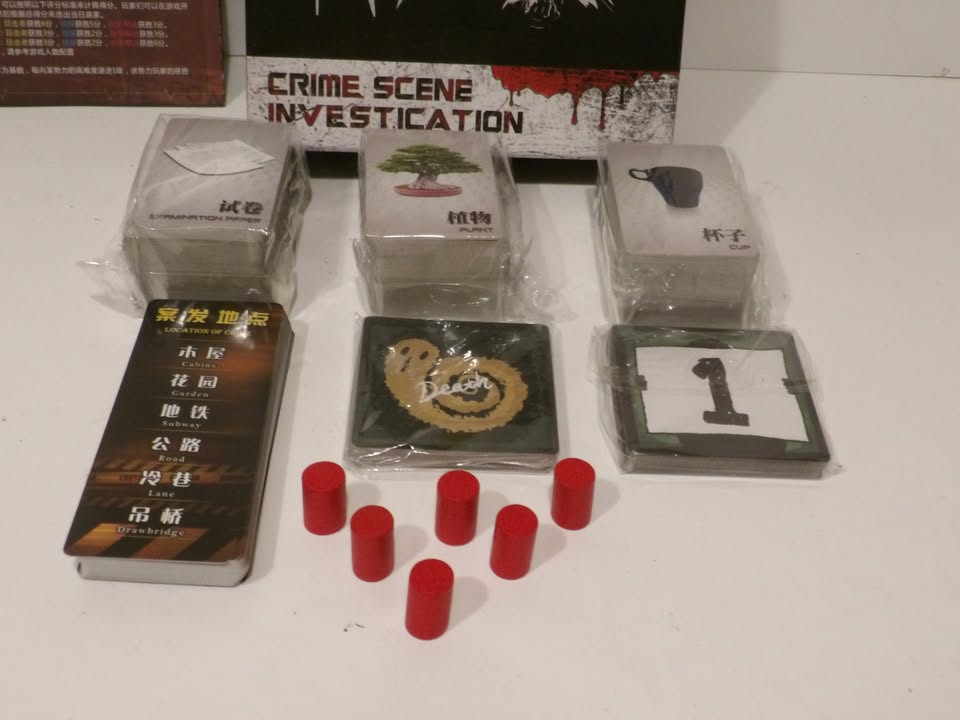 The Murderer Is Among Us Crime Scene Investigation Mystery Game Contents Sealed image 0