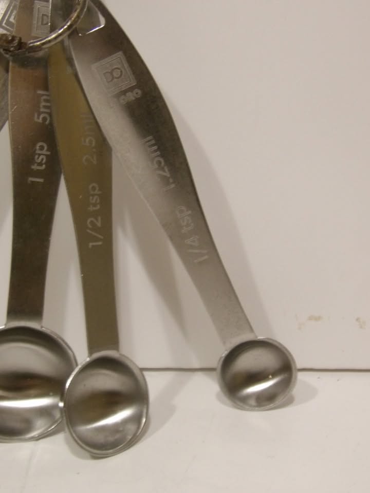 Dioro Chef Remi Measuring Spoons Set 4 Sizes | Stackable Stainless Steel Spoons image 1