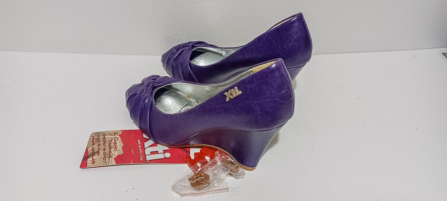 Xti - Zapato - Ladies Heel - Violet - Brand New image 3