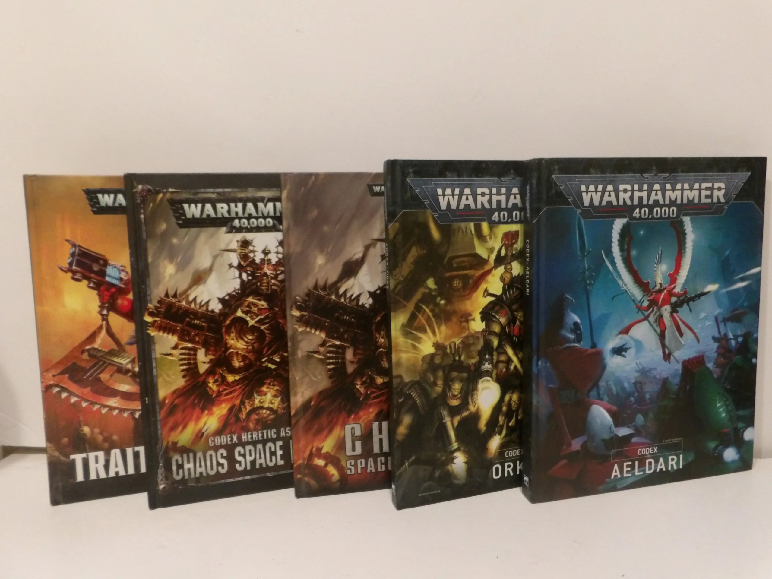 Warhammer - Orks - Aeldari - Chaos Space Marines and Traitors Hate - Hardback - Codex - Games Workshop - As New Condition (Copy) image 0