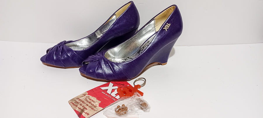 Xti - Zapato - Ladies Heel - Violet - Brand New image 2