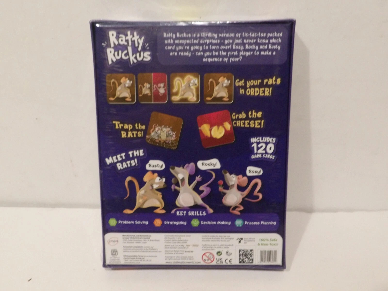 Skillmatics Ratty Ruckus Fun Family Card Game of Chaotic Rats -Brand New -Sealed image 1