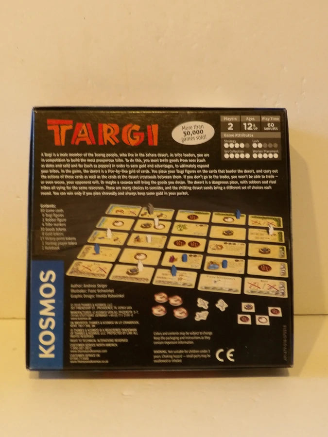 Thames & Kosmos - 691479 - Targi: Two Nomadic Tribes Compete for Trade Routes - Competitive Strategy Game - 2-Players - Ages 12+ image 1