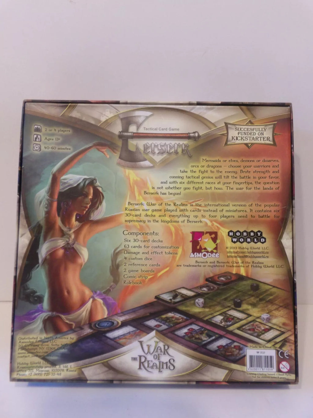 Berserk War of the Realms Board Game 100% Complete image 1