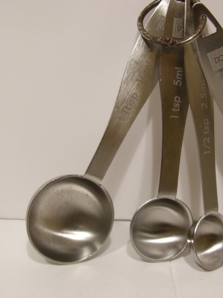 Dioro Chef Remi Measuring Spoons Set 4 Sizes | Stackable Stainless Steel Spoons image 3