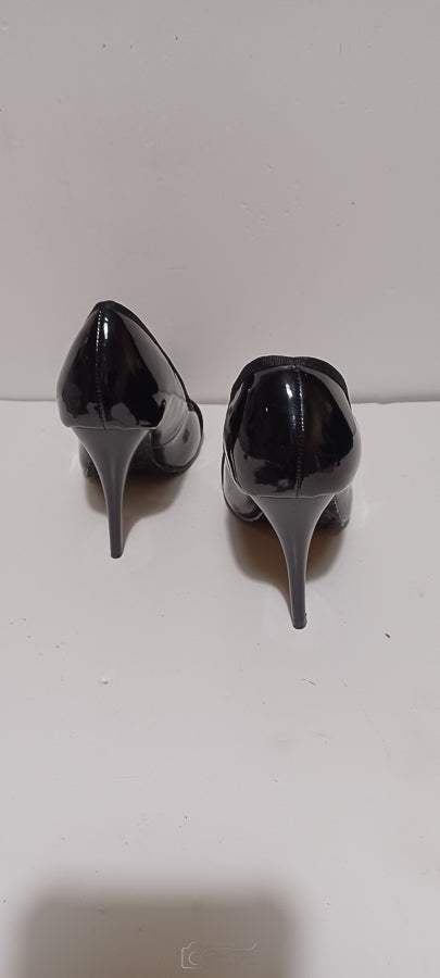 Xti - Chombinado - Ladies Heel - Front Buckle - Black - Brand New image 4