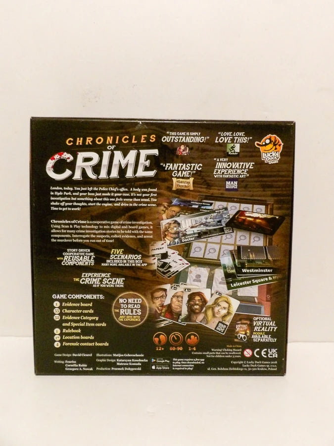 Chronicles of Crime - Lucky Duck Games - Great Condition image 5
